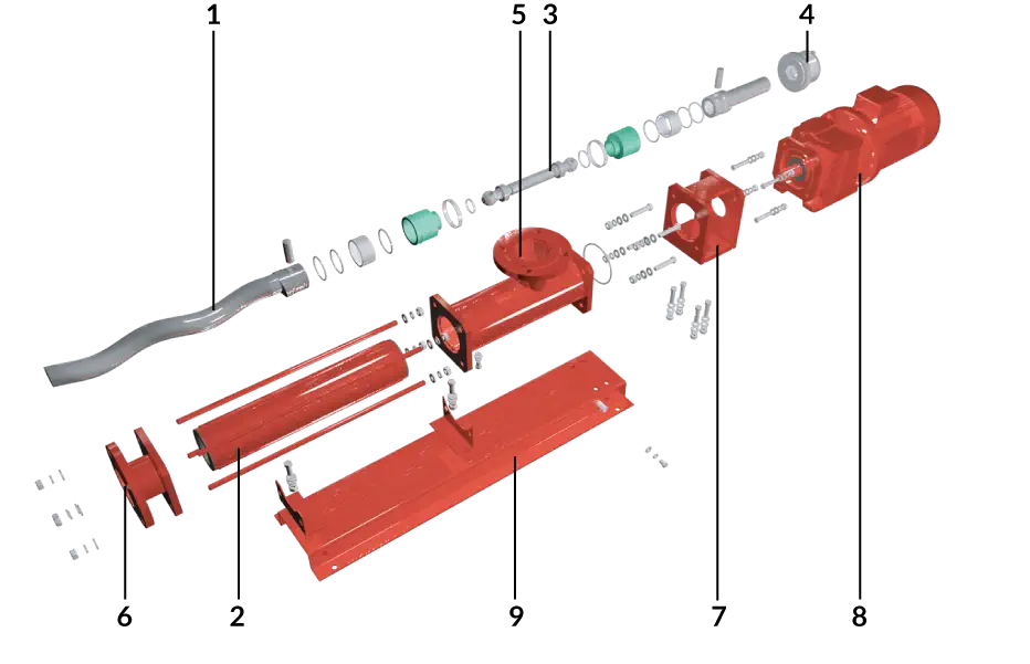 Схема работы насоса